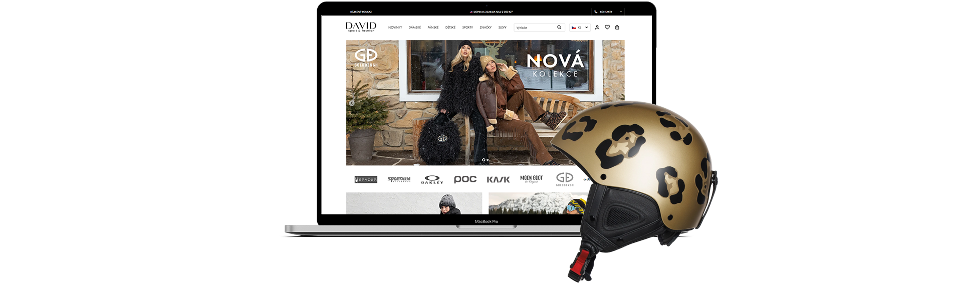 Davidsport – úvodní grafika reference
